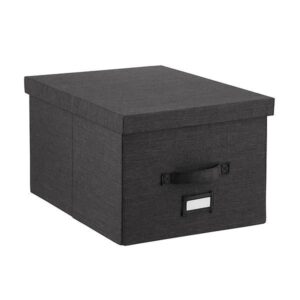 Linen Storage Box with Lift-Off Lid & Handles – Durable Closet Organizer